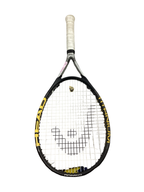 Vist Large View of Product Image Which is Used Head TITANIUM Adult Tennis Racquet Black 4 3/8"