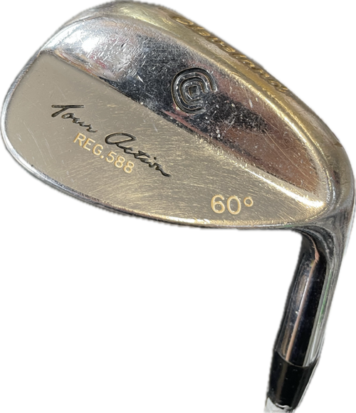 Vist Large View of Product Image Which is Used Cleveland 588 Golf Wedge Mens RH Lob Wedge
