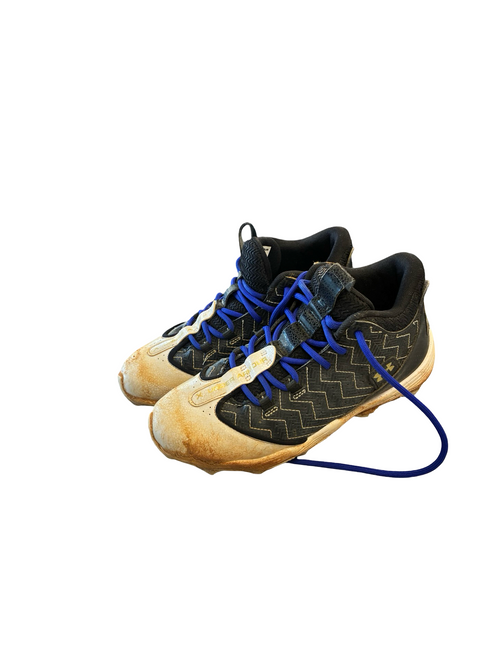 Vist Large View of Product Image Which is Used Under Armour BRYCE HARPER BB/SB Cleats Black Junior 04.5