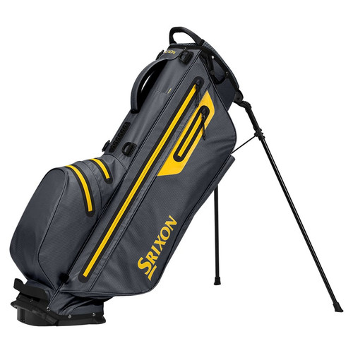 Vist Large View of Product Image Which is Srixon Waterproof Ultra Light Stand bag Charcoal/Lime #12132696