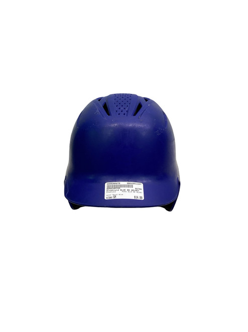 Vist Large View of Product Image Which is Used Evoshield BLUE BB HELMET Batting Helmet No Mask Royal Blue SM