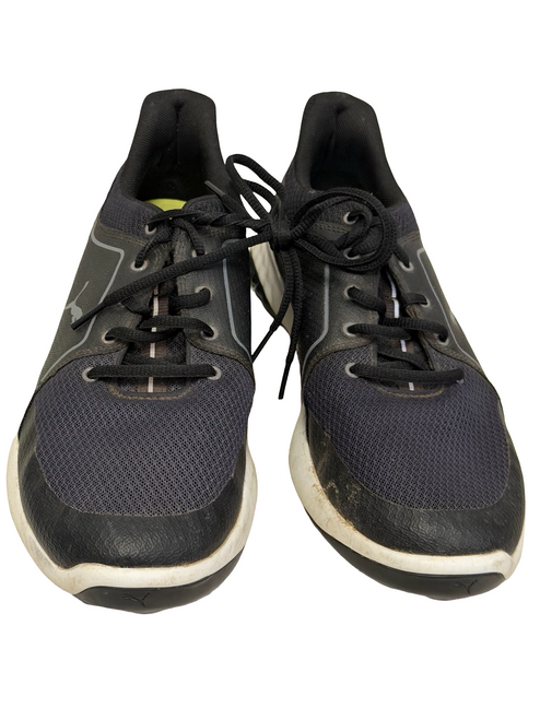 Vist Large View of Product Image Which is Used Puma GRIP FUSION LACE-UP 193466-02 Mens Golf Shoes Black Size 10