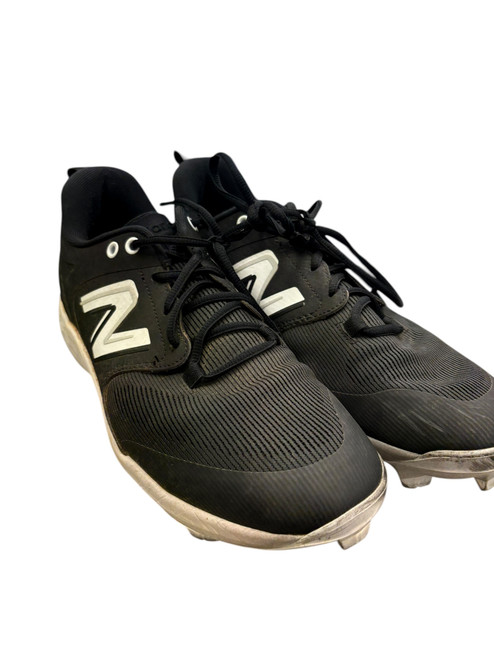 Vist Large View of Product Image Which is Used New Balance FRESH FOAM X BB/SB Cleats Black Senior 10.5