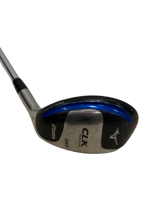 Vist Large View of Product Image Which is Used Mizuno CLK FLI-HI Mens 20deg Hybrid Club RH 4 Hybrid 39.25" w/ R300 Shaft
