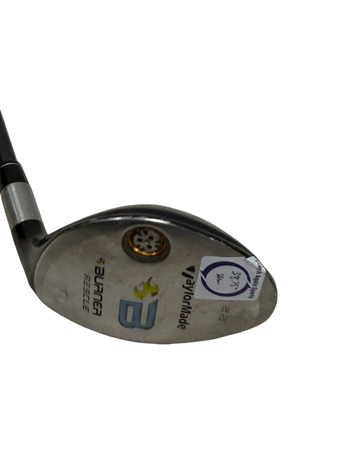 Vist Large View of Product Image Which is Used Taylormade BURNER RESCUE Womens 22deg Hybrid Club RH 4 Hybrid 38.75" w/ ReAx 50g L-Flex Shaft