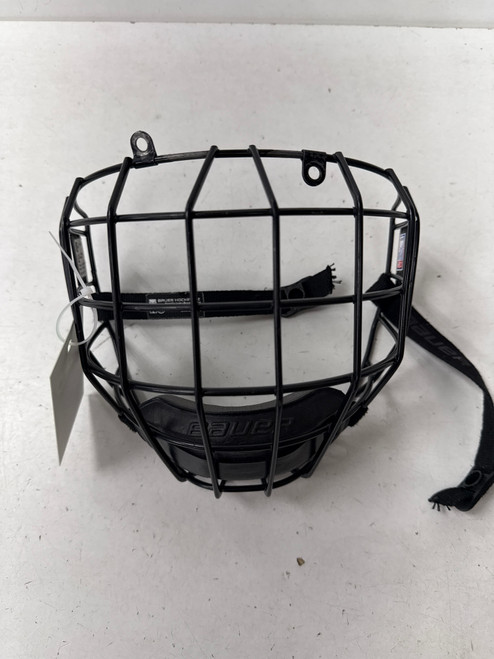Vist Large View of Product Image Which is Used Bauer PROFILE II Hockey Wire Mask Black SM