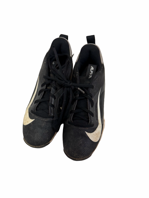 Vist Large View of Product Image Which is Used Nike Youth Alpha Menace 4 Shark FQ4012-001 Football Cleats Black Junior 01