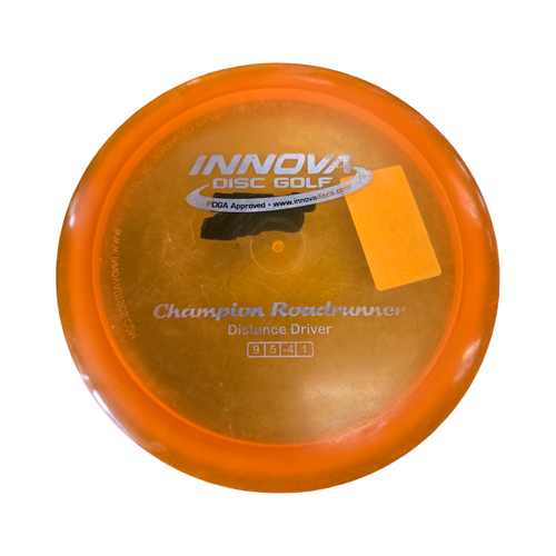 Vist Large View of Product Image Which is Used Innova ROADRUNNER CHAMPION Disc Golf Driver Orange