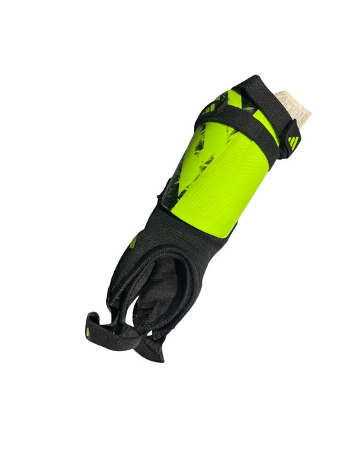 Vist Large View of Product Image Which is Used Adidas Soccer Shin Guards Junior Green MD