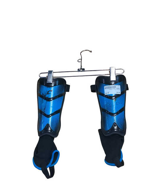 Vist Large View of Product Image Which is Used Champro Soccer Shin Guards Adult Black MD