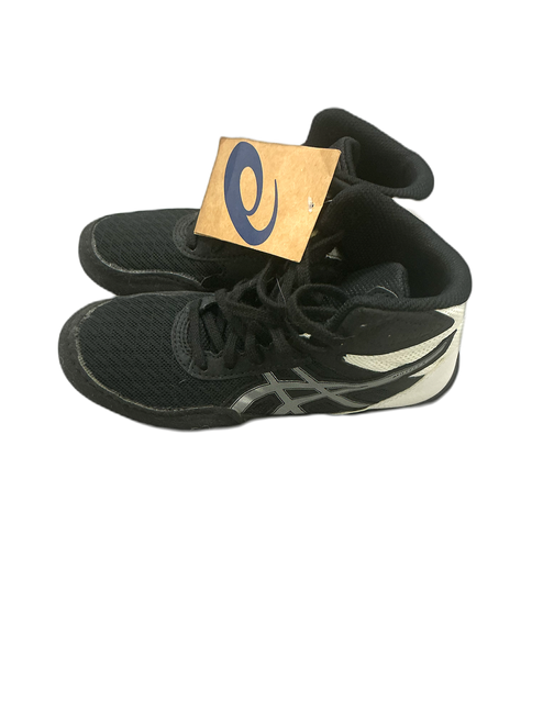 Vist Large View of Product Image Which is Used Asics WRESTLING SHOES Wrestling Shoes Black Junior 01.5