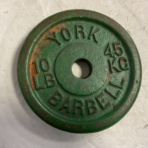 Vist Large View of Product Image Which is Used York Standard Plate Green 10 lb