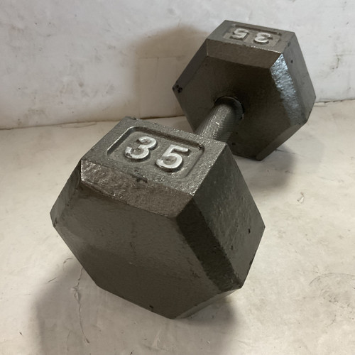 Vist Large View of Product Image Which is Used Hex Dumbbell 35 lb