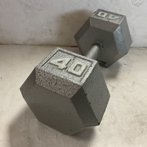 Vist Large View of Product Image Which is Used Hex Dumbbell  40 lb