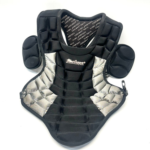 Vist Large View of Product Image Which is Used MacGregor B68 Catchers Leg Guards Black Youth