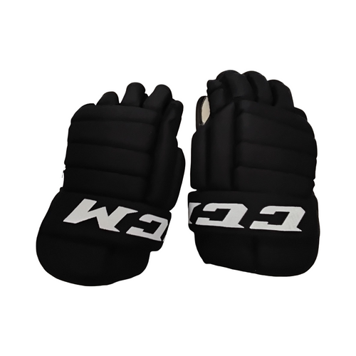 Vist Large View of Product Image Which is Used CCM LTP Youth Gloves Black 10"