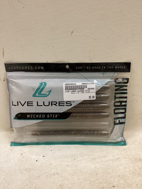Vist Large View of Product Image Which is Used LIVE LURES WICKED STIX Fishing Lure