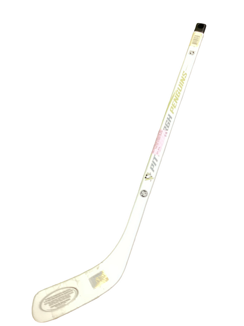 Vist Large View of Product Image Which is Used NHL PITTSBURG PENGUINS Hockey Sticks Yt White
