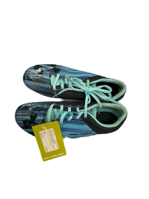 Vist Large View of Product Image Which is Used Under Armour Track & Field Cleats Adult Carolina Blue Senior 8