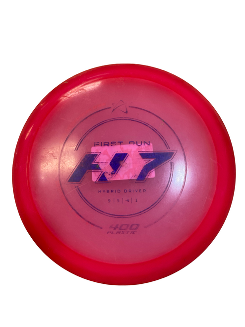 Vist Large View of Product Image Which is Used Prodigy Disc H7 HYBRID DRIVER Disc Golf Driver Red