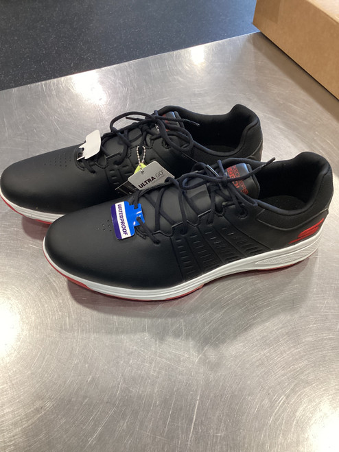Vist Large View of Product Image Which is Used Sketchers Mens Golf Shoes Black Senior 13