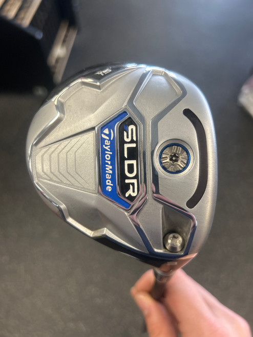 Vist Large View of Product Image Which is Used Taylormade SLDR Mens Fairway Wood RH 3 Wood
