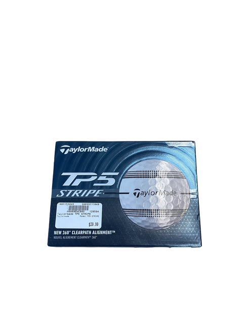 Vist Large View of Product Image Which is Used Taylormade TP5 STRIPE 12 Pack - Golf Balls