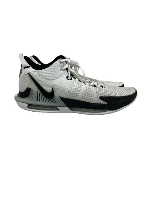 Vist Large View of Product Image Which is Used Nike Lebron Witness 7 Basketball Shoes M White Senior 13