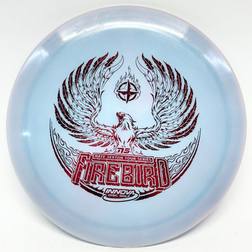 Vist Large View of Product Image Which is Used Innova NATE SEXTON TOUR SERIES FIREBIRD Disc Golf Driver Grey 174g