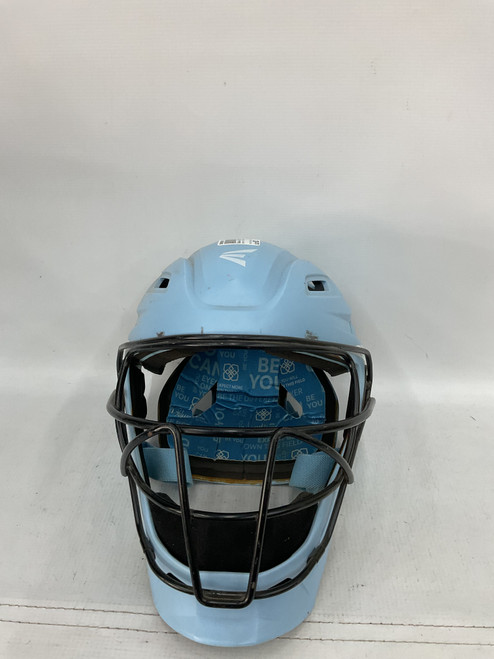 Vist Large View of Product Image Which is Used Easton CATCHERS MASK BLUE 6 1/2 - 7 1/8 Catchers Helmet w/Mask Royal Blue MD