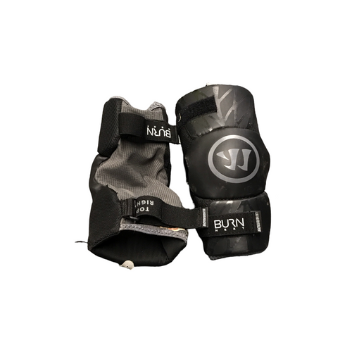 Vist Large View of Product Image Which is Used Warrior BURN NEXT Lacrosse Arm Pads/Guards Black SM