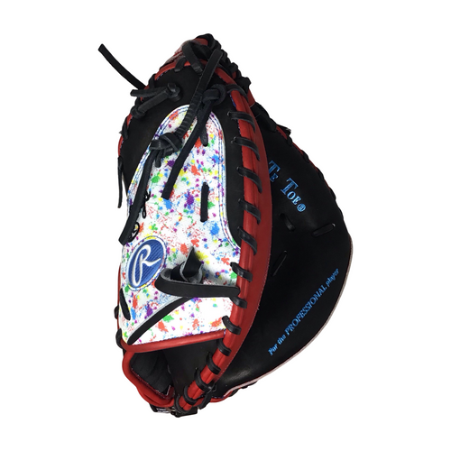 Vist Large View of Product Image Which is Used Rawlings HEART OF THE HIDE PRORCM335-23B BB/SB Catchers RH Throw Red 33 1/2" NEVER USED