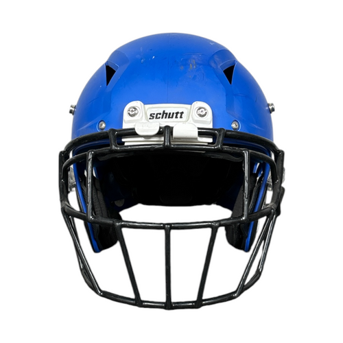 Vist Large View of Product Image Which is Used Schutt Z10 Football Helmet Royal Blue Large