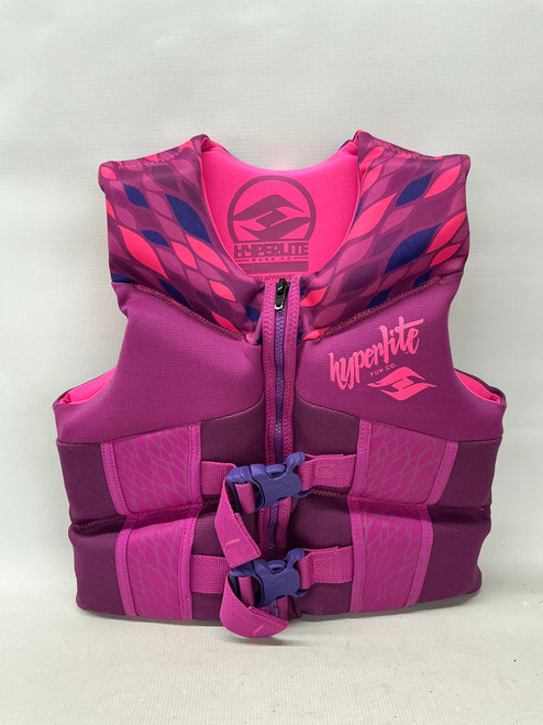 Vist Large View of Product Image Which is Used Hyperlite Youth PFD Pink Youth 50-90