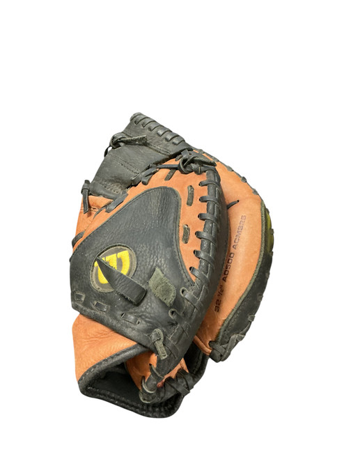 Vist Large View of Product Image Which is Used Wilson A500 32.5 INCH BB/SB Catchers RH Throw Black And Copper 32 1/2"