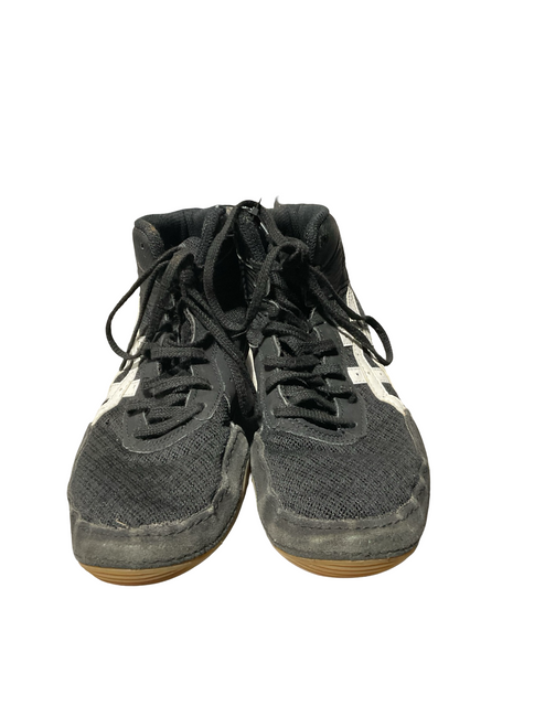 Vist Large View of Product Image Which is Used Asics Wrestling Shoes Black Junior 04.5