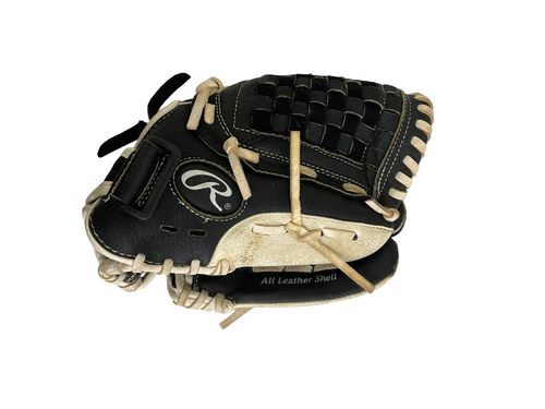 Vist Large View of Product Image Which is Used Rawlings Highlight RHT Fastpitch Gloves Black 12"