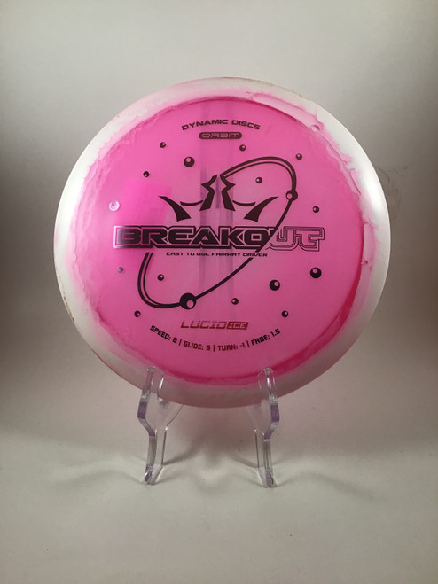 Vist Large View of Product Image Which is Used Dynamic Discs LUCID BREAKOUT Disc Golf Driver Pink 159g
