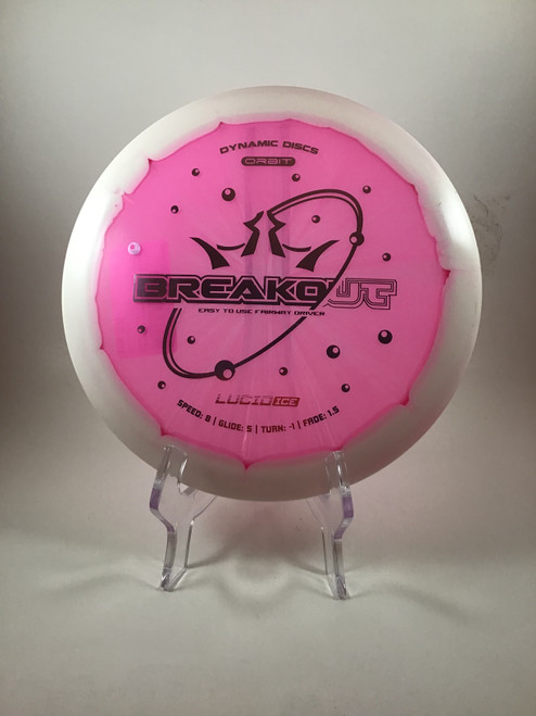 Vist Large View of Product Image Which is Used Dynamic Discs LUCID BREAKOUT Disc Golf Driver Pink 159g