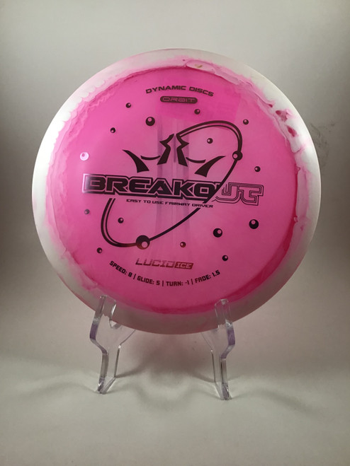 Vist Large View of Product Image Which is Used Dynamic Discs LUCID BREAKOUT Disc Golf Driver Pink 160g