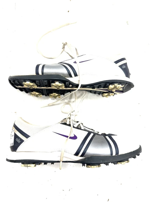 Vist Large View of Product Image Which is Used Nike Womens Golf Shoes White Senior 8