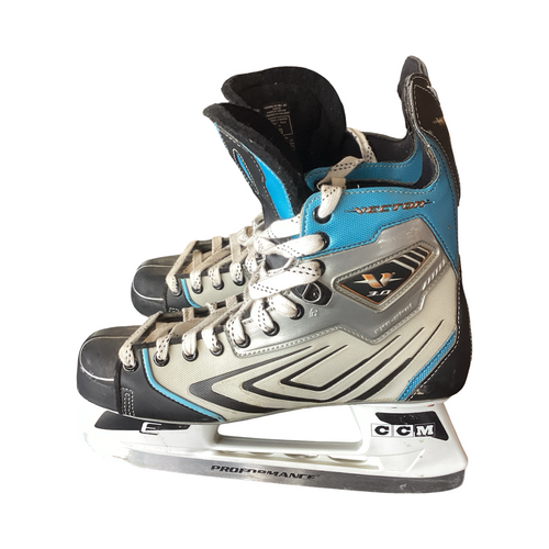 Vist Large View of Product Image Which is Used CCM VECTOR SR 10 Senior Hockey Skate Senior 10