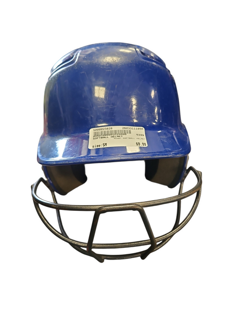 Vist Large View of Product Image Which is Used SOFTBALL HELMET Batting Helmet w/Mask None SM