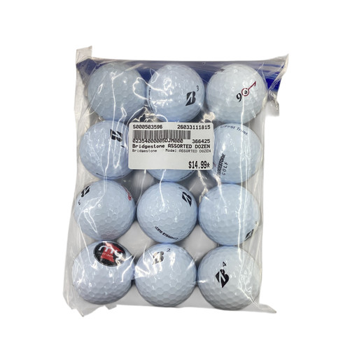 Vist Large View of Product Image Which is Used Bridgestone ASSORTED DOZEN 12 Pack - Golf Balls