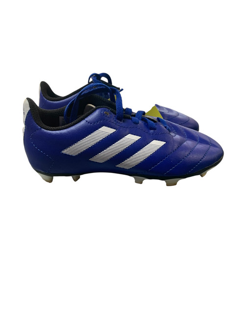 Vist Large View of Product Image Which is Used Adidas Soccer Cleats Royal Blue Youth 13.0