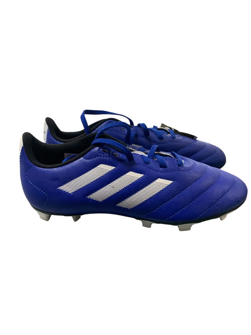 Vist Large View of Product Image Which is Used Adidas Soccer Cleats Royal Blue Senior 6