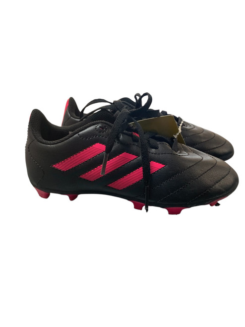 Vist Large View of Product Image Which is Used Adidas Soccer Cleats Black Youth 13.5