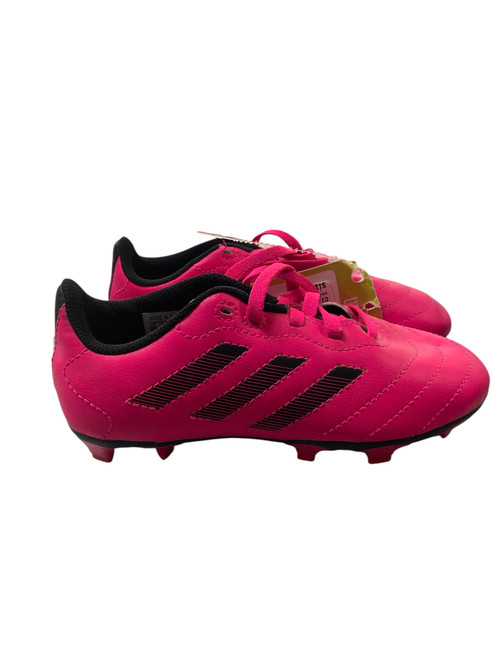 Vist Large View of Product Image Which is Used Adidas Soccer Cleats Pink Youth 13.0