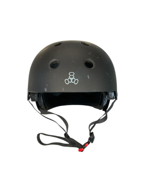 Vist Large View of Product Image Which is Used Triple Eight Skateboard Helmet None One Size