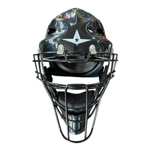Vist Large View of Product Image Which is Used All-Star MVP2310-2 Catchers Helmet w/Mask Black One Size